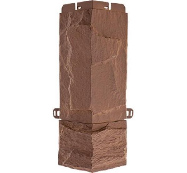 Угол наружный Гранит ЭКО Терракотовый от производителя  Альта-профиль по цене 369 р