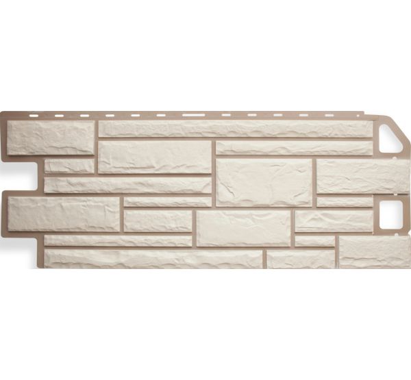 Фасадные панели (цокольный сайдинг) Камень Белый от производителя Альта-профиль по цене 632 р Фасадные панели (цокольный сайдинг) Камень Белый от производителя Альта-профиль по цене 632 р