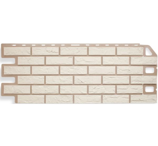 Фасадные панели (цокольный сайдинг) Кирпич Белый от производителя Альта-профиль по цене 632 р Фасадные панели (цокольный сайдинг) Кирпич Белый от производителя Альта-профиль по цене 632 р