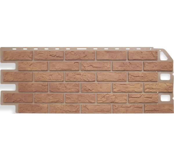 Фасадные панели (цокольный сайдинг)  Кирпич Бежевый от производителя  Альта-профиль по цене 632 р