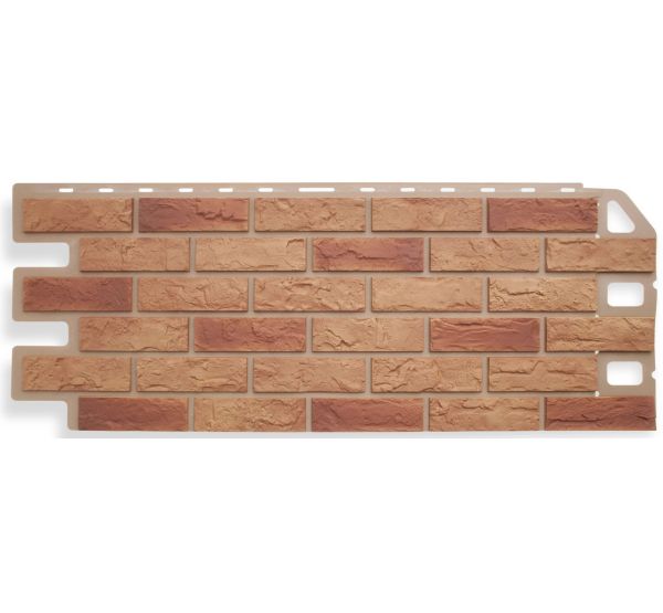 Фасадные панели (цокольный сайдинг) Кирпич Бежевый Комби от производителя Альта-профиль по цене 849 р Фасадные панели (цокольный сайдинг) Кирпич Бежевый Комби от производителя Альта-профиль по цене 849 р