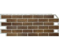 Фасадные панели (цокольный сайдинг) Кирпич Рустикальный 02 Фасадные панели (цокольный сайдинг) Кирпич Рустикальный 02