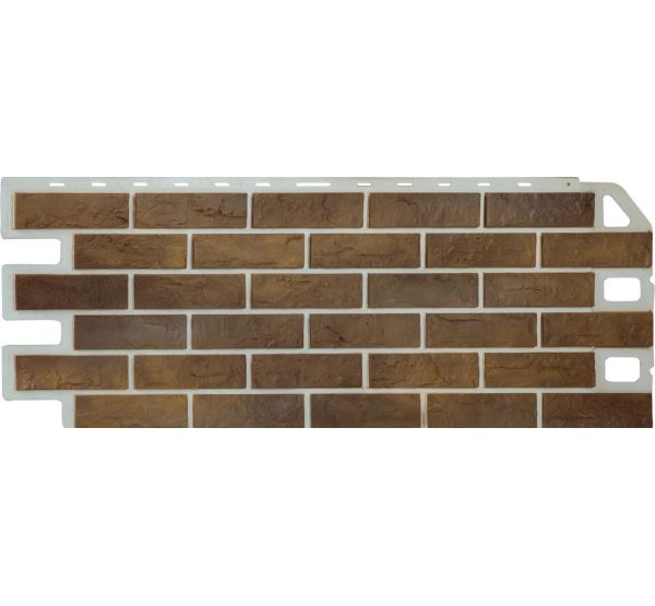 Фасадные панели (цокольный сайдинг) Кирпич Рустикальный 02 от производителя  Альта-профиль по цене 664 р