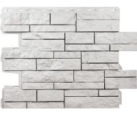 Фасадные панели Шотландия ЭКО Белый Фасадные панели Шотландия ЭКО Белый