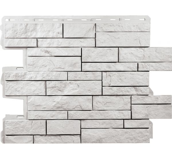 Фасадные панели Шотландия ЭКО Белый от производителя Альта-профиль по цене 573 р Фасадные панели Шотландия ЭКО Белый от производителя Альта-профиль по цене 573 р