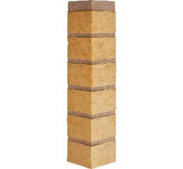 Угол наружный Кирпич Жёлтый от производителя Альта-профиль по цене 634 р Угол наружный Кирпич Жёлтый от производителя Альта-профиль по цене 634 р