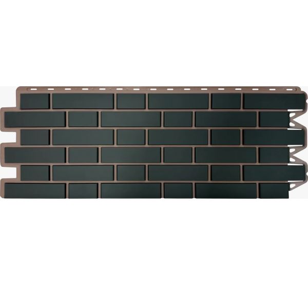 Фасадные панели (цокольный сайдинг) Кирпич клинкерный Графит от производителя Альта-профиль по цене 632 р Фасадные панели (цокольный сайдинг) Кирпич клинкерный Графит от производителя Альта-профиль по цене 632 р