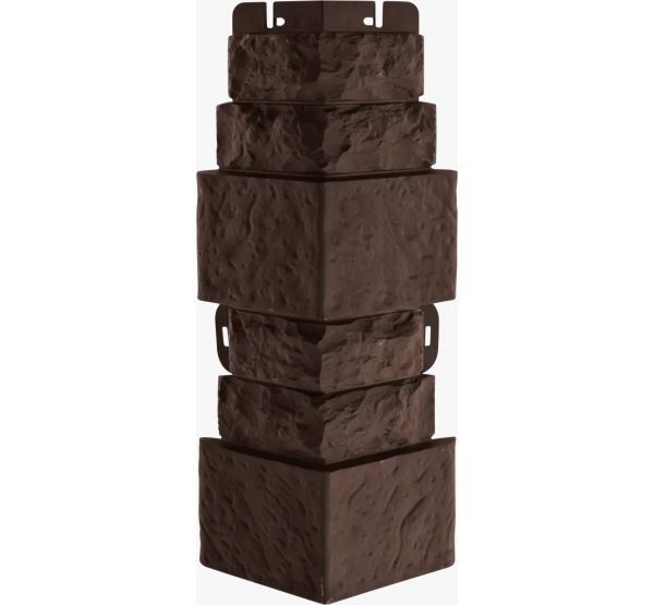 Угол наружный Кирпич антик Агра ЭКО Коричневый от производителя  Альта-профиль по цене 369 р