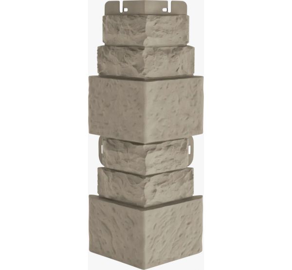 Угол наружный Кирпич антик Агра ЭКО Кремовый от производителя  Альта-профиль по цене 369 р