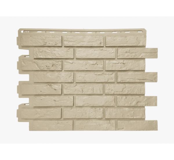 Фасадные панели Кирпич рижский Эко Кремовый от производителя Альта-профиль по цене 573 р Фасадные панели Кирпич рижский Эко Кремовый от производителя Альта-профиль по цене 573 р