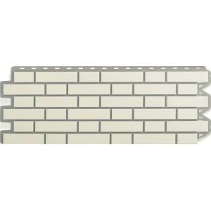 Фасадные панели (цокольный сайдинг) Кирпич клинкерный Белый от производителя Альта-профиль по цене 632 р Фасадные панели (цокольный сайдинг) Кирпич клинкерный Белый от производителя Альта-профиль по цене 632 р