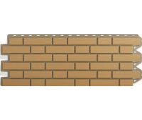 Фасадные панели (цокольный сайдинг) Кирпич клинкерный Бежевый Фасадные панели (цокольный сайдинг) Кирпич клинкерный Бежевый