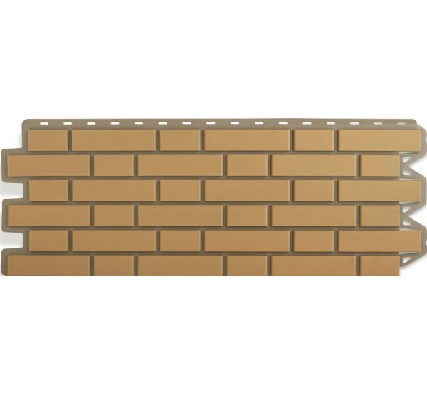 Фасадные панели (цокольный сайдинг) Кирпич клинкерный Бежевый от производителя Альта-профиль по цене 632 р Фасадные панели (цокольный сайдинг) Кирпич клинкерный Бежевый от производителя Альта-профиль по цене 632 р