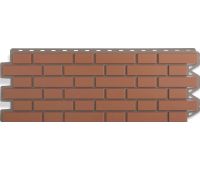 Фасадные панели (цокольный сайдинг) Кирпич клинкерный Красный Фасадные панели (цокольный сайдинг) Кирпич клинкерный Красный