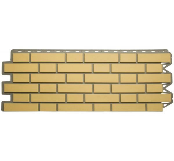 Фасадные панели (цокольный сайдинг) Кирпич клинкерный Желтый от производителя Альта-профиль по цене 632 р Фасадные панели (цокольный сайдинг) Кирпич клинкерный Желтый от производителя Альта-профиль по цене 632 р