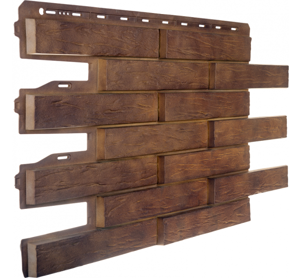 Фасадные панели (цокольный сайдинг) Ригель Немецкий 05 от производителя  Альта-профиль по цене 623 р