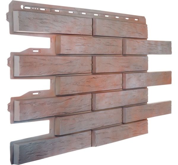 Фасадные панели (цокольный сайдинг) Ригель Немецкий 01 от производителя  Альта-профиль по цене 623 р