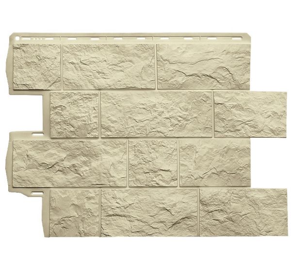 Фасадная панель Туф ЭКО Песчаный от производителя Альта-профиль по цене 573 р Фасадная панель Туф ЭКО Песчаный от производителя Альта-профиль по цене 573 р