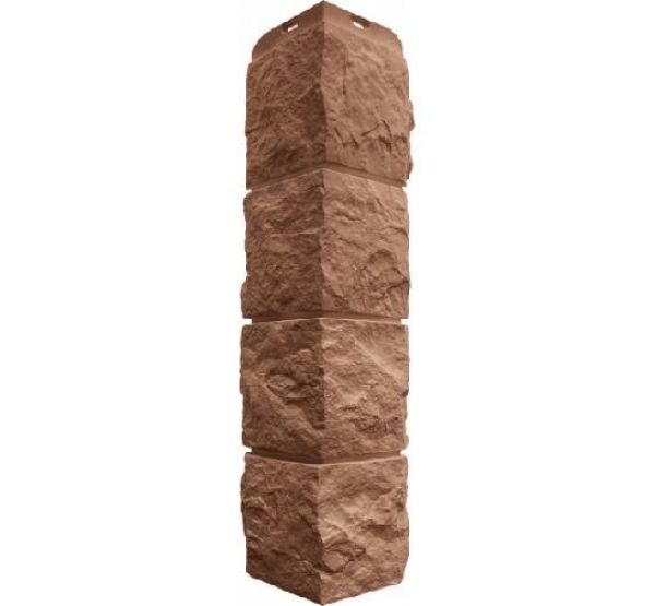 Угол наружный Туф ЭКО Терракотовый от производителя Альта-профиль по цене 369 р Угол наружный Туф ЭКО Терракотовый от производителя Альта-профиль по цене 369 р