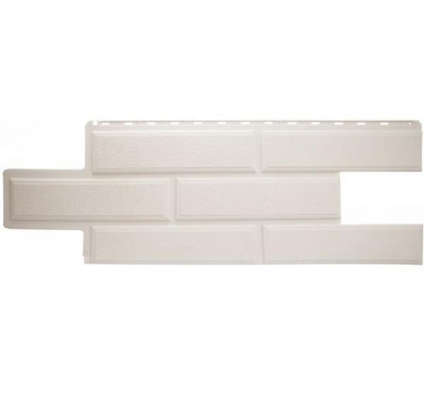 Фасадные панели Венеция ЭКО Белый от производителя  Альта-профиль по цене 573 р