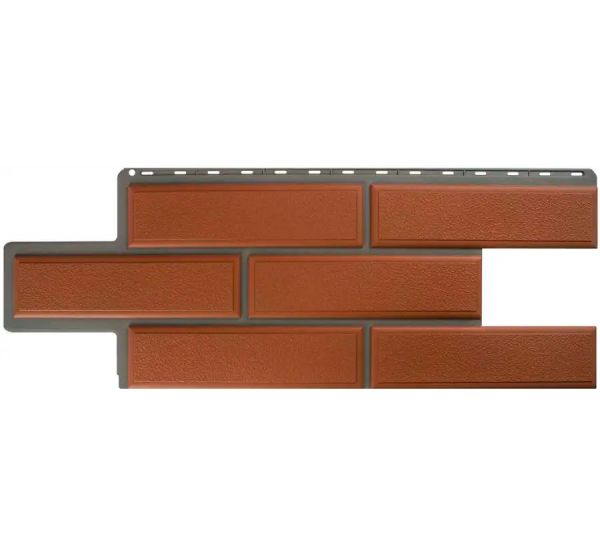 Фасадные панели (цокольный сайдинг) Венецианский камень Терракотовый от производителя Альта-профиль по цене 598 р Фасадные панели (цокольный сайдинг) Венецианский камень Терракотовый от производителя Альта-профиль по цене 598 р