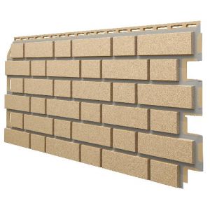 Фасадные панели (Цокольный Сайдинг) VOX Solid, Clinker, Cappucino от производителя  Vox по цене 720 р