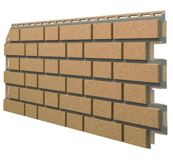 Фасадные панели (Цокольный Сайдинг) VOX Solid, Clinker, Mustard от производителя  Vox по цене 720 р