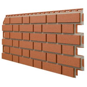 Фасадные панели (Цокольный Сайдинг) VOX Solid, Clinker, Terracota от производителя  Vox по цене 720 р