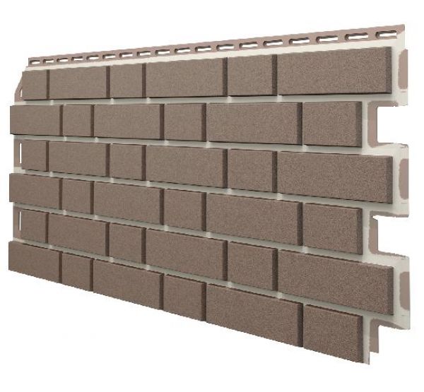 Фасадные панели (Цокольный Сайдинг) VOX Solid, Clinker, Umber от производителя  Vox по цене 720 р