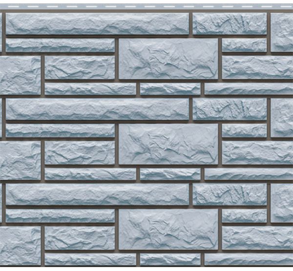 Фасадные панели Брусчатка Доломит - Серо-голубой от производителя Доломит по цене 580 р Фасадные панели Брусчатка Доломит - Серо-голубой от производителя Доломит по цене 580 р