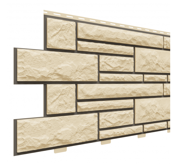 Фасадные панели Брусчатка Доломит - Шампань от производителя Доломит по цене 580 р Фасадные панели Брусчатка Доломит - Шампань от производителя Доломит по цене 580 р