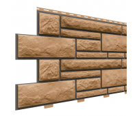 Фасадные панели под камень Доломит премиум Миндаль Фасадные панели под камень Доломит премиум Миндаль