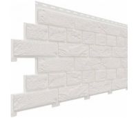 Цокольный сайдинг коллекция Кирпич Славянка - Белоснежный Цокольный сайдинг коллекция Кирпич Славянка - Белоснежный