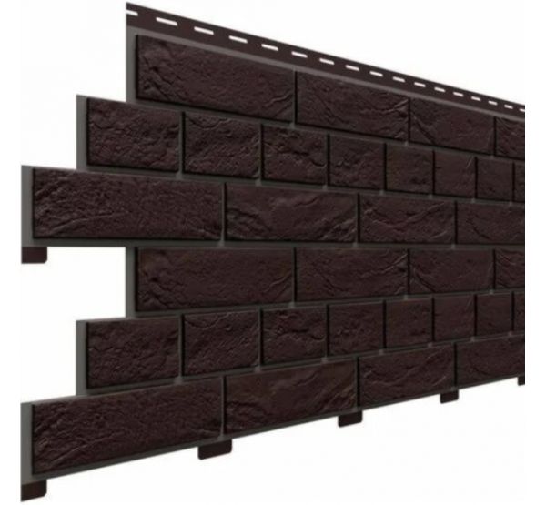 Цокольный сайдинг коллекция Кирпич Славянка - Коричневый от производителя Доломит по цене 480 р Цокольный сайдинг коллекция Кирпич Славянка - Коричневый от производителя Доломит по цене 480 р