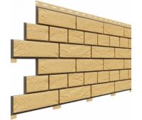 Цокольный сайдинг коллекция Кирпич Славянка - Желтый Цокольный сайдинг коллекция Кирпич Славянка - Желтый