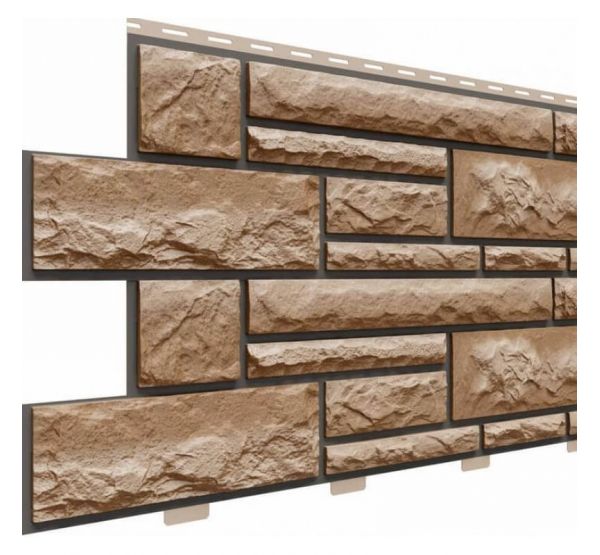 Цокольный сайдинг коллекция NEW - Миндаль от производителя  Доломит по цене 716 р