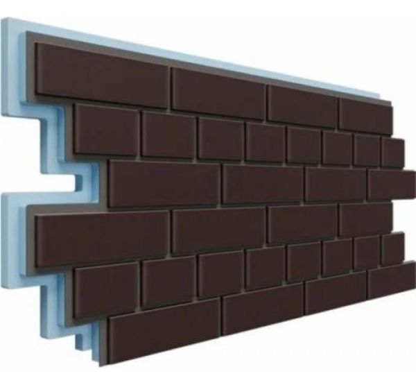 Фасадная термопанель Кирпич 40 мм - Коричневый от производителя Доломит по цене 1 250 р Фасадная термопанель Кирпич 40 мм - Коричневый от производителя Доломит по цене 1 250 р