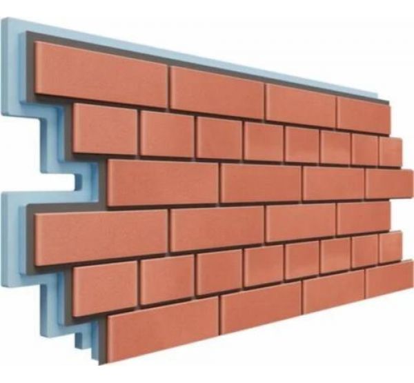 Фасадная термопанель Кирпич 40 мм - Красный от производителя Доломит по цене 1 250 р Фасадная термопанель Кирпич 40 мм - Красный от производителя Доломит по цене 1 250 р