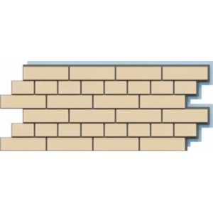 Фасадная термопанель Кирпич 40 мм - Светло-жёлтый от производителя Доломит по цене 1 250 р Фасадная термопанель Кирпич 40 мм - Светло-жёлтый от производителя Доломит по цене 1 250 р
