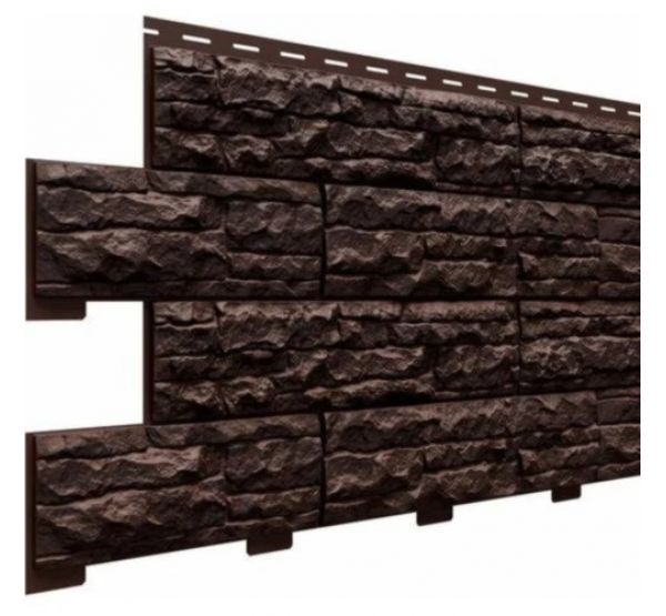 Цокольный сайдинг коллекция Скалистый риф люкс - Гавана от производителя Доломит по цене 548 р Цокольный сайдинг коллекция Скалистый риф люкс - Гавана от производителя Доломит по цене 548 р