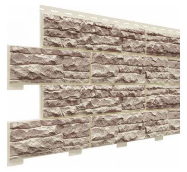 Цокольный сайдинг коллекция Скалистый риф люкс - Коралл от производителя Доломит по цене 548 р Цокольный сайдинг коллекция Скалистый риф люкс - Коралл от производителя Доломит по цене 548 р