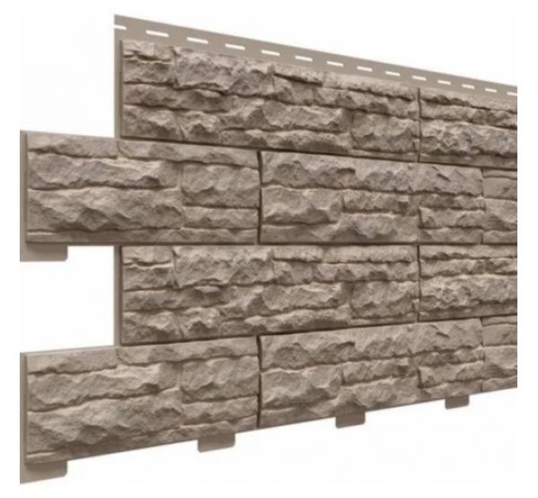 Цокольный сайдинг коллекция Скалистый риф премиум - Графит от производителя Доломит по цене 740 р Цокольный сайдинг коллекция Скалистый риф премиум - Графит от производителя Доломит по цене 740 р
