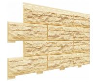 Цокольный сайдинг коллекция Скалистый риф премиум - Карри Цокольный сайдинг коллекция Скалистый риф премиум - Карри