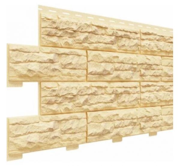 Цокольный сайдинг коллекция Скалистый риф премиум - Карри от производителя Доломит по цене 740 р Цокольный сайдинг коллекция Скалистый риф премиум - Карри от производителя Доломит по цене 740 р