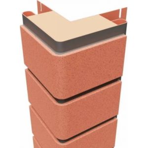 Угол к Фасадным Термопанелям Наружный Кирпич 20 мм Красный от производителя  Доломит по цене 1 460 р