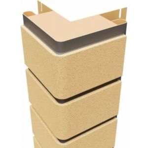 Угол к Фасадным Термопанелям Наружный Кирпич 20 мм Желтый от производителя  Доломит по цене 1 460 р