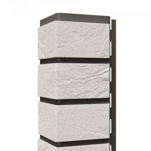 Угол наружный для цокольного сайдинга Кирпич Славянка Белый от производителя Доломит по цене 1 292 р Угол наружный для цокольного сайдинга Кирпич Славянка Белый от производителя Доломит по цене 1 292 р