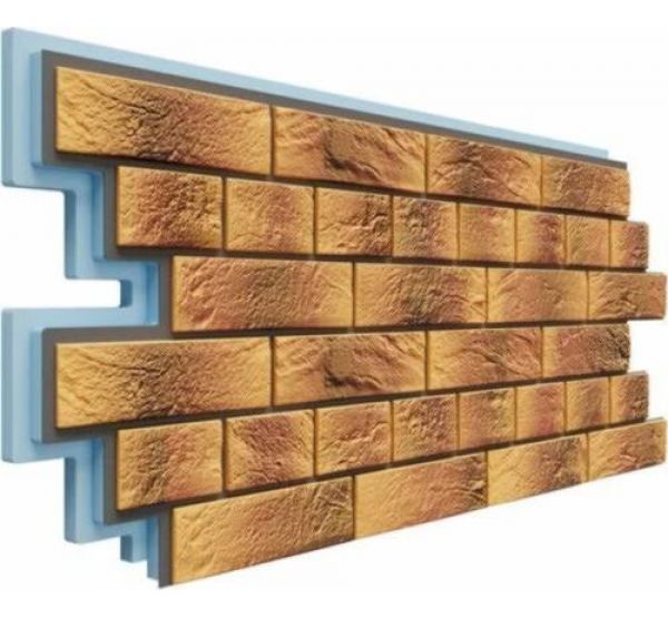 Фасадная термопанель Венецианский кирпич 40 мм - Нарва от производителя  Доломит по цене 1 250 р