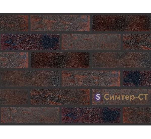 Гибкая клинкерная плитка(фактурный, градиентный) СТ-ФН-04 Старый кирпич(обожженный) от производителя  Симтер по цене 1 224 р