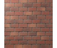 Плитка Фасадная битумная, HAUBERK кирпич Терракотовый